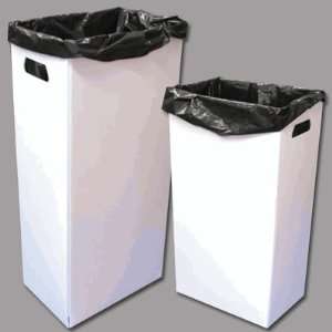   Plastic Trash Cans   (6)Medium Size   SET OF 6