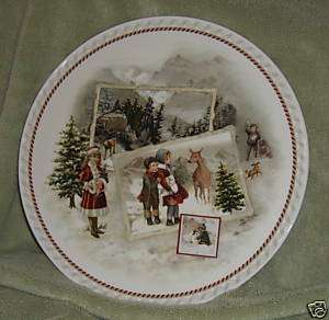 Villeroy & Boch Winter Souvenirs Cake Plate Platter NWT  