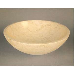  Bathroom Crema Marfil Marble Stone Vessel Vanity Sink Bowl 