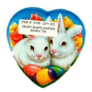  Heart Shaped Easter Bunny Container Case Pack 80 