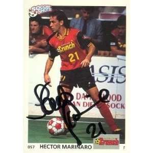  Hector Marinaro Autographed/Hand Signed Soccer trading 