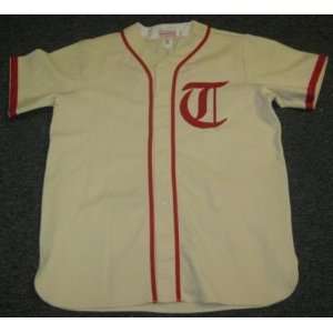 Mario Diaz Signed Game Used Tbc M&n Texas Jersey Coa   Autographed MLB 