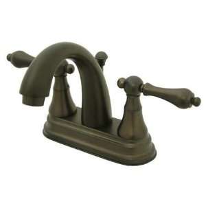   Elizabeth Two Handle 4 Centerset Lavatory Faucet with Brass Pop up
