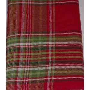  Red & Green Plaid Tablecloth Fabric Table Cloth Round 