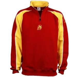  Russell USC Trojans Cardinal Fair Catch Sweatshirt Sports 