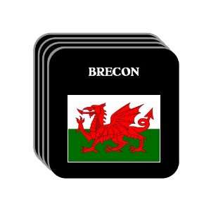  Wales   BRECON Set of 4 Mini Mousepad Coasters 