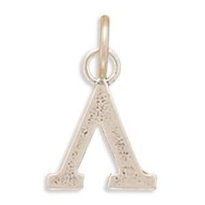  Greek Alphabet Letter Charm   Lambda Jewelry
