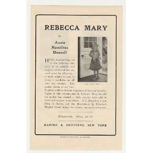   Hamilton Donnell Rebecca Mary Harper Book Print Ad