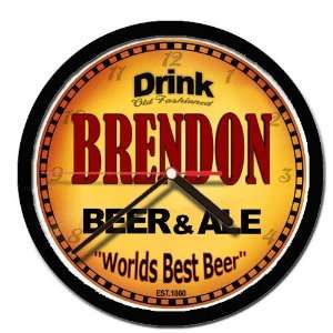  BRENDON beer and ale cerveza wall clock 