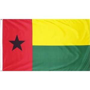  Guinea Bissau Flag Polyester 3 ft. x 5 ft. Patio, Lawn 