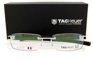 Brand New TAG Heuer Eyeglasses Frames TRACK S 7643 011 PURE/BLACK Men 