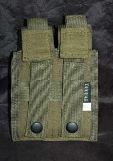 New Molle Pals Double Stack Pistol Magazine Mag Pouch OD Green  