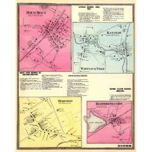  MOUNT KISCO AREA NEW YORK (NY) LANDOWNER MAP 1868