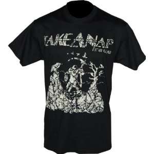  Take A Nap Distressed Reaper MMA Fight T Shirt (SizeXL 