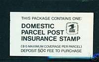 Postal Insurance Booklets #QI 4  
