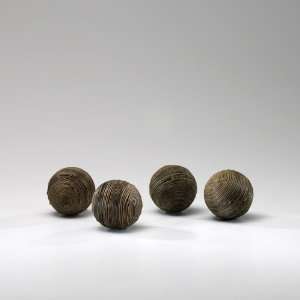    Cyan Design 02519 Walnut 3 Small Wood Sphere