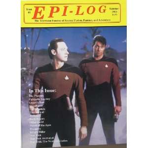 Epi Log Magazine Summer 1990 #1 Star Trek The Next Generation Cover
