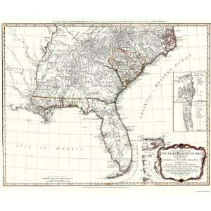 A GENERAL MAP OF THE SOUTHERN BRITISH COLONIES IN AMERICA 