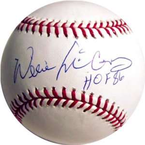 Willie McCovey Autographed Ball   HOF 
