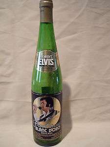 1978 Always Elvis Wine Bottle Frontenac Blanc DOro Series One  