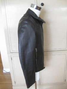 NWOT PRADA Italian Designer Brown Leather Mens Jacket Coat ART SYV133 