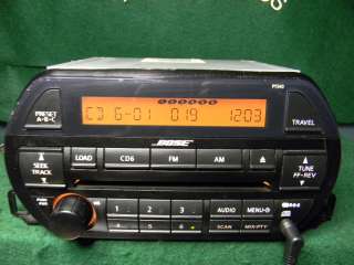 02 03 Nissan ALTIMA BOSE 6 CD Changer Radio PY540  Ipod AuX SAT 