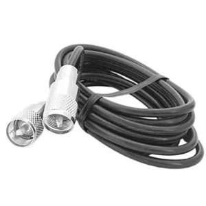   ft. RG58 Coax Cable with PL259 to PL259 Connector Electronics