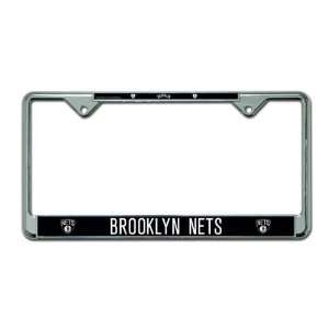 Brooklyn Nets Chrome License Plate Frame  Sports 