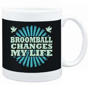  Mug Black  Broomball changes my life  Hobbies Sports 