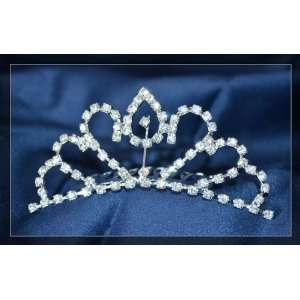   Rhinestones Crystal Wedding Bridal Crown Tiara with Comb T05 Beauty