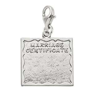 Rembrandt Charms Marriage Certificate Charm with Lobster 