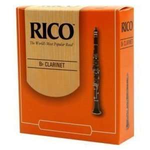  Rico Bb Clarinet #3 Reeds Musical Instruments