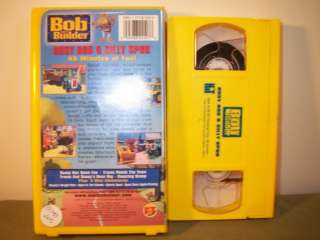 BOB THE BUILDER Busy Bob & Silly Spud Childs VHS Tape 045986241078 