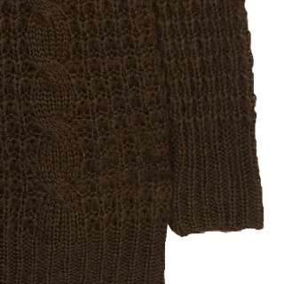 Vancl Nina Chunky Cable Knit Sweater (Women/Ladies) XS S M L Deep 