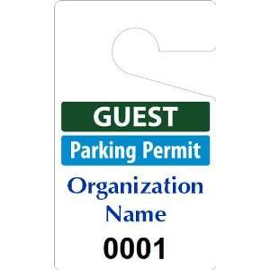  Plastic ToughTags for Visitors and Guests Parking Permits 