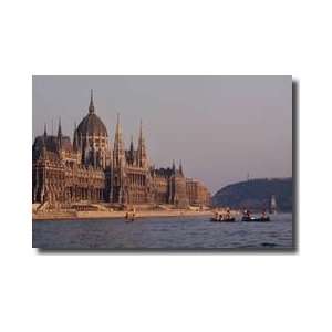   Building Danube River Budapest Hungary Giclee Print