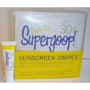   Wrapped Sunscreen Swipes 21 Count Free MintFusion Lip Balm 5ml Beauty