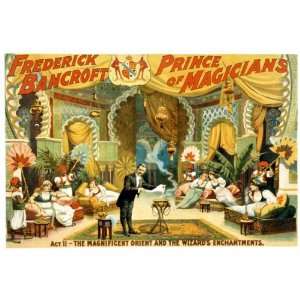 Exclusive By Buyenlarge Frederick Bancroft prince of magicians 12x18 