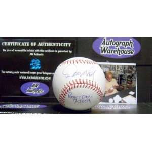 Dewayne Wise Autographed Baseball Inscribed Perfect Catch 7 23 09 
