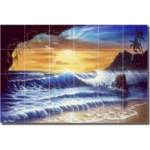  Enchanted Cave by Jeff Wilkie   Tropical Seascape Ceramic 