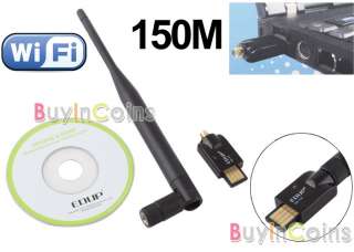 300Mbps USB Wifi Wireless Adapter Lan Network Internet Card with 2 
