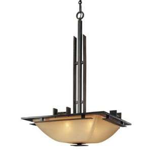  Lineage Foyer Pendant in Iron Oxide