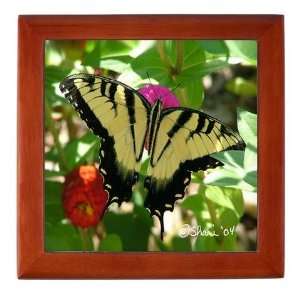  1581 Tiger Swallowtail Butterfly Photography Keepsake Box 