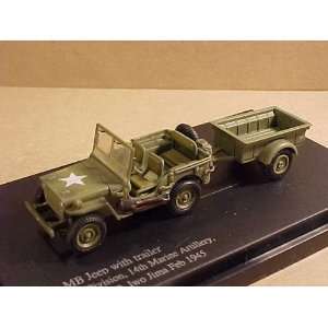 72 Scale Prefinished Fully Detailed Diecast Model, Willys M8 Jeep 