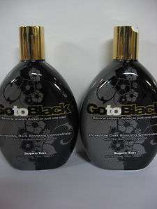 LOT OF 2 SUPRE GO TO BLACK BRONZER TANNING BED LOTION  