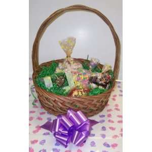 Scotts Cakes Large Bunnytown Easter Basket Handle Bunny Hop Wrapping 