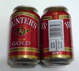 HUNTER CIDER BEER can SOUTH AFRICA 330ml Brew NEW  