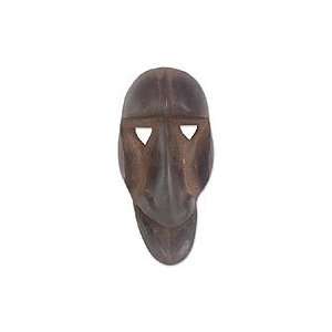  NOVICA Africa tribal wood mask, Cheeky Chimp