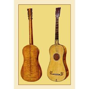  Guitar by Antonius Stradivarius 12x18 Giclee on canvas 