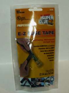 Professional Super Glue E Z Fuse Black Silcone Tape Self Fusing 